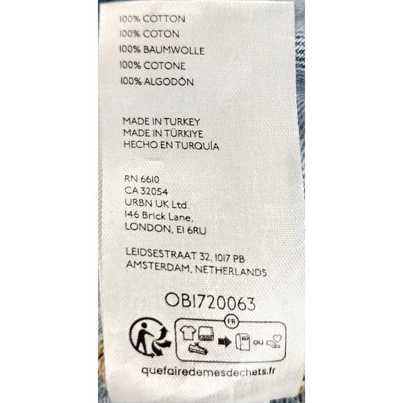 Free People High Rise Major Leagues Cuffed Cropped Jeans in Envy Women's Size 26 - Picture 7 of 8